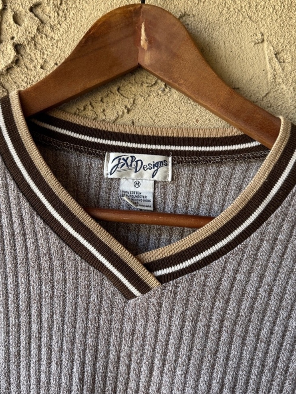 90s Ribbed Sweater Top - Picture 3 of 3